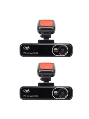 Paketissa 2 kpl PNI Voyager S2600 WiFi DVR autokamera