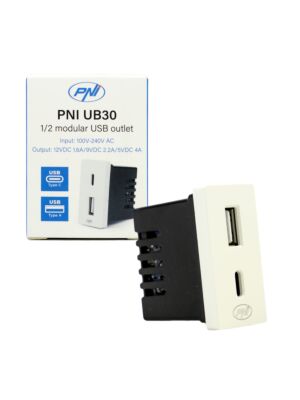 Virtapistoke 2 x USB PNI UB30, USB-A USB-C